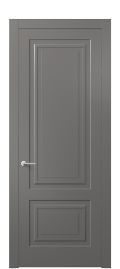 Дверь межкомнатная АКП 8451 МКЛС Матовый классический серый. Цвет Матовый классический серый. Материал Гладкая эмаль. Коллекция Маскот. Картинка.