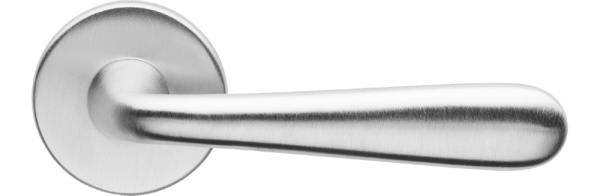 Ручки для дверей Ручка дверная КАРОЛА Матовый хром. Цвет Матовый хром. Коллекция Карола. Картинка.