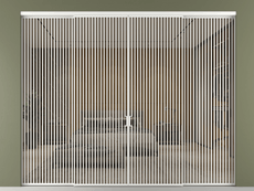 Перегородка Formato внутри проёма 4 створки