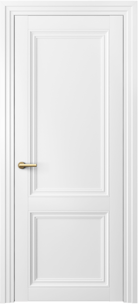 Дверь межкомнатная 2523 МБЛ. Цвет Матовый белоснежный. Материал Гладкая эмаль. Коллекция Центро. Картинка.