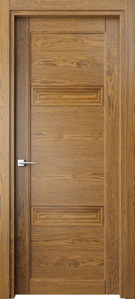 Дверь межкомнатная 6111 ДМД. Цвет Дуб медовый. Материал Массив дуба. Коллекция Эго. Картинка.